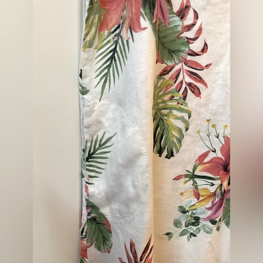 Lungo L’Arno 100% Linen Italian Sun Dress NWT - Picture 2 of 5